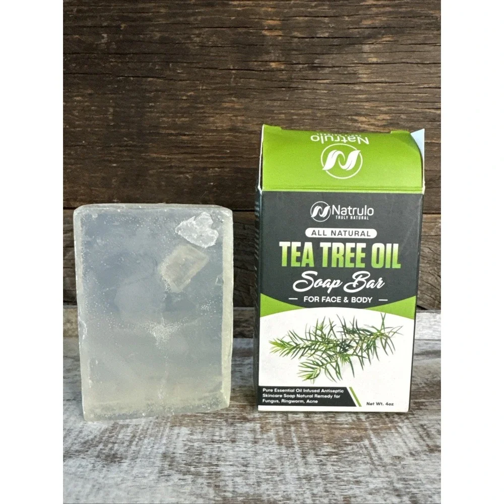 Natrulo Tea Tree Oil Soap Bar Face‎ & Body 4oz | MSRP = $13
